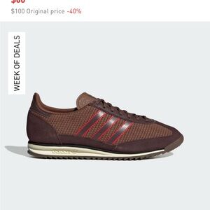 adidas Brown and Red Women's Sneakers